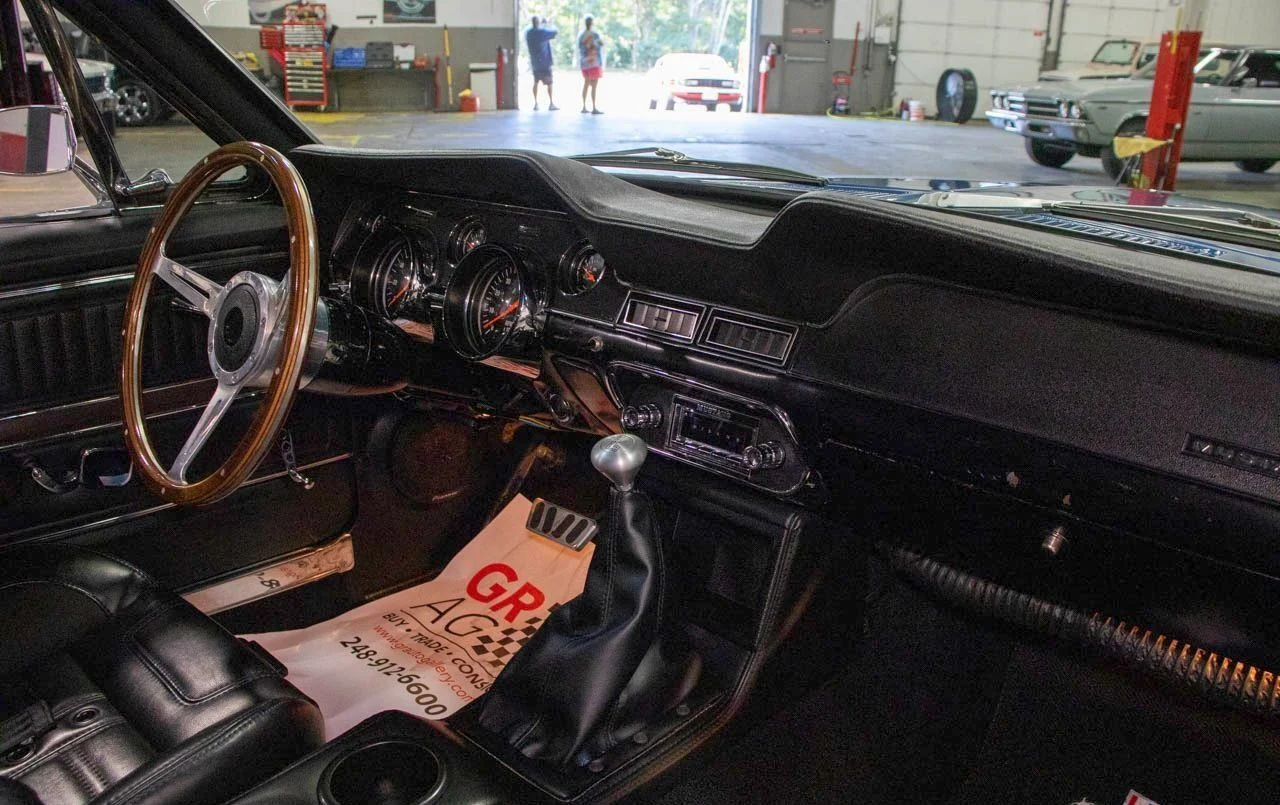 1968 Ford Mustang, stock 2017 — cabin