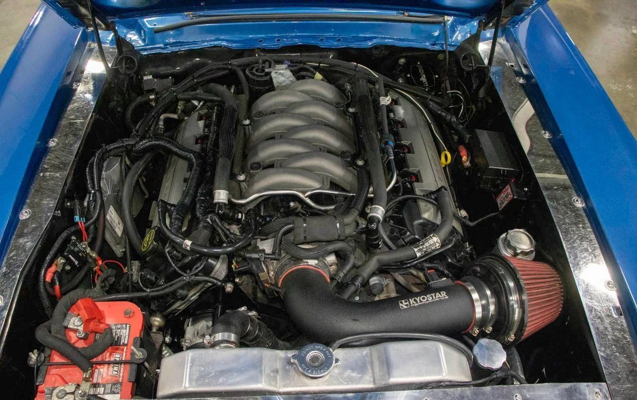 1968 Ford Mustang, stock 2017 — engine