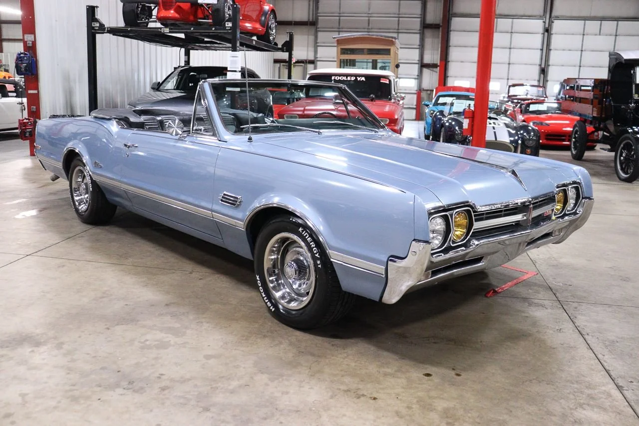 1966 Oldsmobile Cutlass 442, stock 2039, front three-quarter view